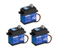 INJORA 7kg 2065 Digitales Servo Impermeable Alta Presión Sub-Micro Transferencia Servo para TRX4M TRX4 TRX6 SCX10 III 1/10 RC Crawler Automóvil，3pcs