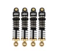 INJORA Amortiguadores de Aceite Big Bore 40mm para 1/24 SCX24 FCX24M - Actualización, 4.3g/Cada (Aluminio y Latón)