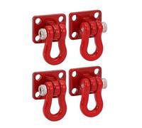 INJORA Gancho de remolque de metal para SCX24 TRX4M 1/24 1/18 RC Crawlers, juego de 2