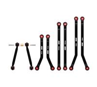 INJORA Juego de 4 Vínculos de Aluminio con Alta Distancia para 1/24 Axial SCX24 GX470 RC Crawler