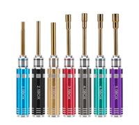 INJORA Llave de Tuerca de Casquillo Hexagonal HSS 2.0 2.5 3.0 3.5 4.0 4.5 5.0 para 1/24 1/18 RC Crawler TRX4M SCX24 AX24 Ascent18