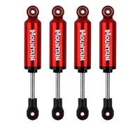 INJORA RC Amortiguadores RC Shock Absorber RC Damper Set para 1/10 RC Truck Crawler Axial SCX10 90046 TRX-4 MST Redcat (Rojo 120mm)