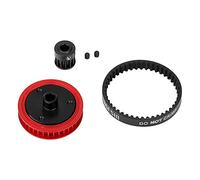 INJORA RC Correa de Transmisión RC Drive Belt RC Gear RC Accesorios para 1/10 RC Crawler Car Axial SCX10 SCX10 II 90046 (3,2mm Rojo)