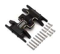 INJORA RC Skid Plate Recubrimiento Negro Pesado Contrapeso Chasis Accesorios Placa Deslizante para 1/24 RC Crawler Car Axial SCX24 Upgrades Parts