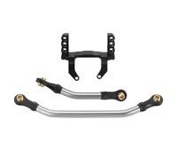 INJORA Soporte de Servo Aluminio Inclinado hacia Abajo con Varillas de Dirección Acero Inoxidable para Ejes de Longitud Estándar TRX4M 1/18 RC Crawler