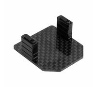 INJORA Soporte de servo, de fibra de carbono y aluminio para 1/16 Arrma Mojave Grom / 1/12 Losi Nascar