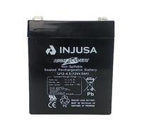 INJUSA Batería 12V 4,5 Ah Plomo para Coche y Moto Eléctrica Infantil | batería de plomo-ácido de 12 V y 4,5 Ah, recambio original INJUSA