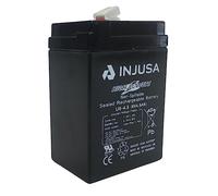 INJUSA Batería 6V 4,5 Ah Plomo para Coche y Moto Eléctrica Infantil | batería de plomo-ácido de 6 V y 4,5 Ah, recambio original INJUSA