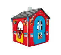 INJUSA Casita Infantil de Jardín Niños 3 4 5 6 Años Mickey Mouse, Roja | montaje sencillo, 109 x 98 x 124 cm, grande y resistente, fabricado en España