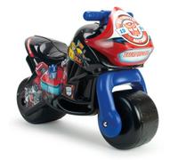 INJUSA Moto Correpasillos Twin Desert Niño 1 2 3 Años Transformers, Negro | ruedas anchas, decoración permanente, listo para usar, soporta 30 kg, 65 x 22 x 44,5 cm, fabricado en España