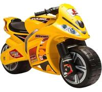 INJUSA Moto Correpasillos XL Winner Niño 4 5 6 7 Años, Amarillo | ruedas anchas, listo para usar, soporta 50 kg, 99 x 39 x 61 cm, fabricado en España