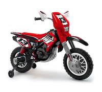 Injusa Moto Eléctrica Infantil Cross Thunder Max VX 12V para Niños 3-6 Años con Puño Acelerador | Freno Eléctrico | Velocidad máxima 6 km/h | Color Rojo y Negro