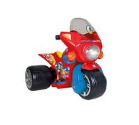INJUSA - Moto Eléctrica Samurai Paw Patrol, Niños de 1 a 3 Años, Quad a Batería 6V, Ruedas Anchas, Luces, Pedal Acelerador, 2,5 km/h