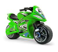 Injusa- Moto Ninja Kawasaki, 12 V, para niños de más de 3 años y con luces y sonidos, Color verde y negro (6495)