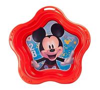 INJUSA - Piscina Infantil Mickey Mouse, para Niños +1 Año, Decoración Impermeable, Ranuras de Drenaje, Bordes Redondeados, Licencia Disney, Color Rojo