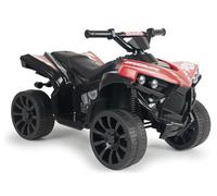 INJUSA Quad Eléctrico 6V Litio Racing Niño Bebé 1 2 3 Años, Rojo | batería de litio de 6 V, 60 min de autonomía, 2-3 km/h, marcha atrás, luces y sonidos, soporta 25 kg, 68 x 41 x 46 cm