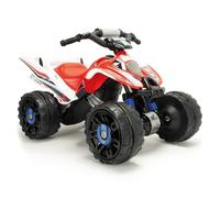 INJUSA Quad Eléctrico Infantil Honda ATV para Niños de 2 a 5 Años con Pedal Acelerador Freno Eléctrico Marcha Atrás Velocidad máx. 6 km/h Color Rojo