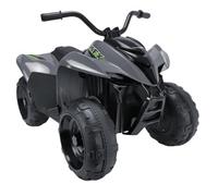 INJUSA - Quad Eléctrico Infantil Kawasaki KFX90 para Niños 3-5 Años | Batería 6V | Pedal Acelerador | Marcha Atrás | Freno Eléctrico | Luces LED | Velocidad 5 km/h | Gris (7705)