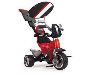 INJUSA - Triciclo Infantil Body Sport Evolutivo con Control Parental de Dirección para Niños +10m, Color Rojo, 12m (325)