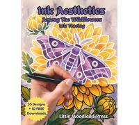 Ink Aesthetics: Among The Wildflowers: An Ink Tracing Coloring Book - 35 Wildflower, Butterfly & Moth Designs For Adults