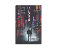 Ink blot Póster de la película Oldboy, calcomanías retro clásicas, póster de película de película, póster de impresión artística para decoración de pared, 40 x 60 cm, estilo sin marco