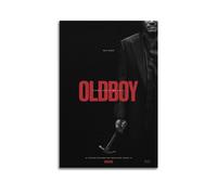 Ink blot Póster de la película Oldboy, calcomanías retro clásicas, póster de película de película, póster de impresión artística para decoración de pared, 50 x 75 cm, estilo sin marco
