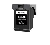Ink Cartridge for H-*0P 651 651XL for D-skjet Ad-antage5575 5645 of-iceJet 202 202c 250 252 Printer(1 Black)