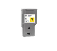 Ink cartridges, Cartucho de Tinta PFI-320, Compatible con Impresora Canon TM200 TM205 TM300 TM305 200 205 300 305,for Printer(1PC Y)