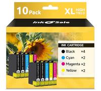 INK E-SALE T604XL Cartuchos de Tinta Compatibles con T604XL 10-Pack para Expression Home XP-3200 XP-3205 XP-4200 XP-4205 XP-2200 XP-2205 Workforce WF-2910 WF-2930 WF-2935 WF-2950