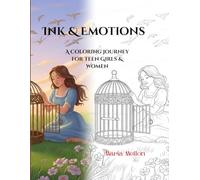 “Ink & Emotions: A Self-Discovery Coloring Journey for Teen Girls & Women: 27 Symbolic Designs to Reflect, Release & Color | A Self-Discovery Coloring ... Girls & Women (8.5 x 11, Single-Sided Pages)