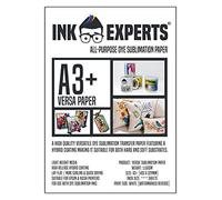 Ink Experts Versa - Papel de sublimación (100 hojas, A3+, 115 g/m²)