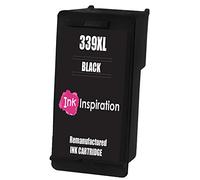 Ink Inspiration Negro Cartucho de Tinta Remanufacturado para HP 339 DeskJet 5740 5745 5940 6540 6620 6840 6980 9800 Photosmart 2570 2573 2575 2605 2610 2710 8050 8150 8450 8750