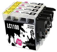 Ink Inspiration® Reemplazo para Brother LC1100 LC-1100BK Negro Cartuchos de Tinta Compatible con Brother DCP-145C 165C 195C 197C 375CW 385C 395CN 585CW 6690CW MFC-250C 290C 490CW 5490CN 5890CN 5895CW