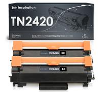 Ink Inspiration TN2420 Compatible para MFC-L2710DW Negro Cartucho de Tóner Reemplazo para TN-2420 TN2410 para Brother HL-L2350DW HL-L2370DN DCP-L2530DW DCP-L2550DN MFC-L2750DW | 2-Pack