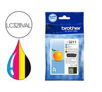 Ink-Jet Brother Lc3211 Dcp-J572 / Dcp-J772 / Dcp-J774 / Mfc-J890 / Mfc-J895 Paquete 4 Amarillo