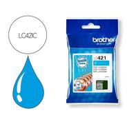 Brother LC-421C cartucho de tinta cian
