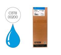 Ink-Jet Epson Singlepack Cian T800200 Ultrachrome Pro 700Ml