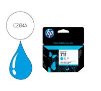 HP 711 (CZ134A) Pack ahorro 3 cartuchos de tinta cian