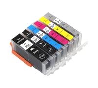Ink Jungle Juego de 6 cartuchos de tinta compatibles con Canon PIXMA TS8750, color negro, cian, magenta, amarillo y gris, para impresoras Canon PIXMA TS8750, sustituye a Canon CLI531 PGI530 (6