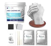 INK LAB Kit de Casting para Moldes de Manos 3D Kit de Moldes Completo Alginato con Accesorios para Niños Adultos Parejas Familias