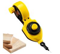 Ink Line Reel | Retracción automática a prueba de golpes | Herramienta de carpintero para carpintería | Para artesanos, carpinteros, arquitectos, ingenieros
