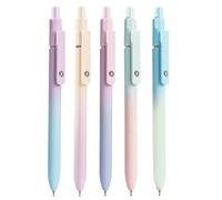 Ink Pens Gel, 0.7 Mm Fine Point Smooth Writing Pen, 6.1x2.17x0.67 Inches Precision Tip Gel Marker Set with Clip Ideal for Students, Business, School, Work, Teachers and Professional Use