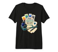 Ink Swatch Ready Pluma Tinta Notas Camiseta Premium