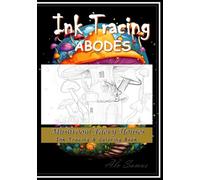 Ink Tracing Abodes Mushroom Faery Houses: 51 beautiful images of Magical Faery Houses inside mushrooms, Ink Tracing and Coloring Book.