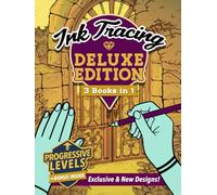Ink Tracing Book for Adults 3-in-1: Enjoy this Ink Tracing Book with 111 stunning illustrations to Unwind and Breathe. The perfect blend to Rediscover Calm through Mindful Art.