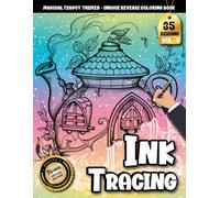 Ink Tracing Book For Adults: A Dreamy Teapot House Tracing Art Book for Adults with Relaxing Line Work and Soft Watercolor Pages (Magical Teapot House Tracing Series)