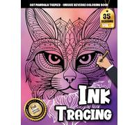 Ink Tracing Book For Adults: Charming Cat Mandala Designs for Tracing and Stress-Free Creativity (Cat Mandala Tracing Series)