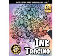 Ink Tracing Book For Adults: Decorative Easter Egg Trees and Floral Patterns Designed for Relaxing Tracing (Easter Tracing Series)