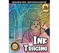 Ink Tracing Book For Adults: Trace the Magic- A Winter Animal Coloring Experience for Creative Souls (Winter coloring book Series)