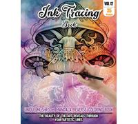 Ink Tracing Book: Stress relief reverse Mushroom mandala Coloring Book for adults: mindfully Follow white lines to Uncover 35 cute Mushroom arts | ... lovers (Stress Relief Reverse Coloring Book)